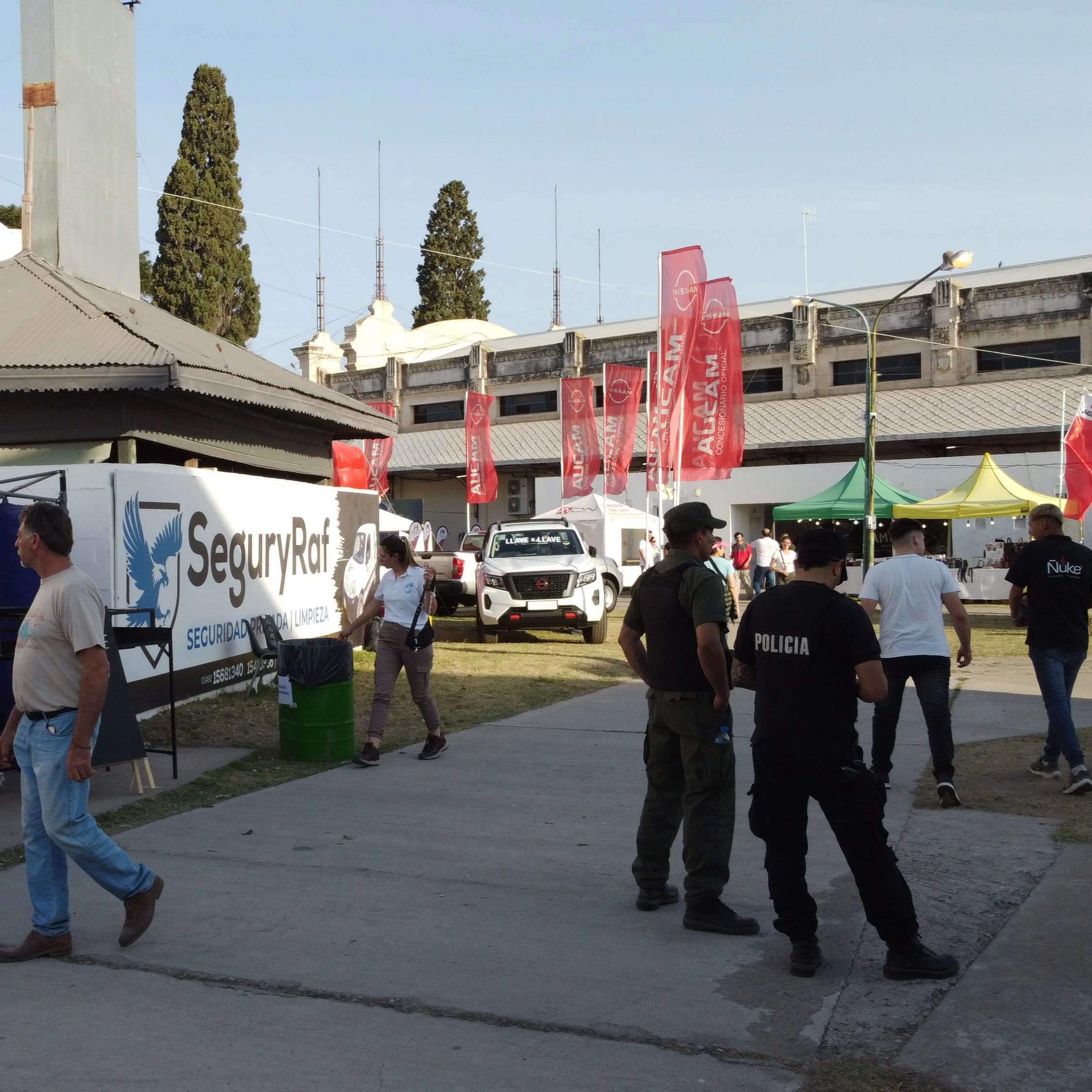 seguridad y limpieza en la Expo Rural 2024.